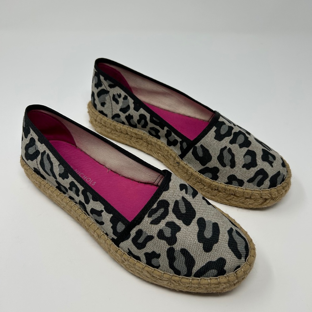 Harvey Nichols by Macarena Tan/Black Animal Print Platform Espadrilles Size 40